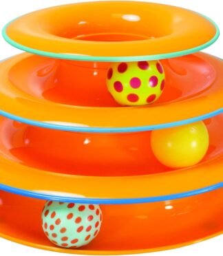 Petstages Tower of Tracks Interactive 3-Tier Cat Toy